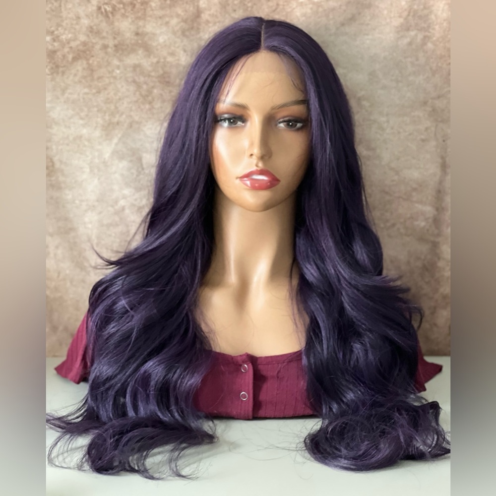 Purple Bodywave Lace Front Wig